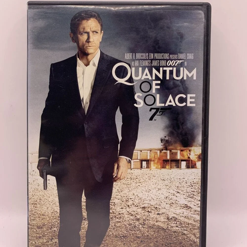Quantum of Solace DVD Movie Rated PG-13 MGM Widescreen Daniel Craig